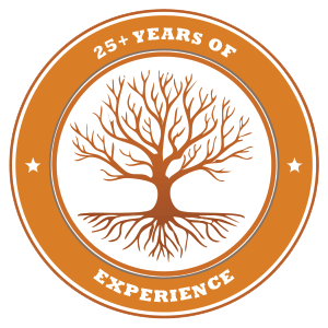 25 Years of Experience badge